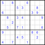 Судоку 9х9 #694 средний