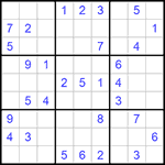 Судоку 9х9 #695 средний