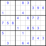 Судоку 9х9 #696 средний