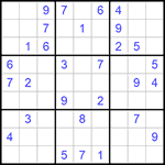 Судоку 9х9 #698 средний