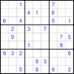 Судоку 9х9 #699 средний