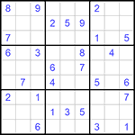 Судоку 9х9 #702 средний