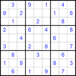 Судоку 9х9 #704 средний