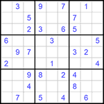 Судоку 9х9 #708 средний