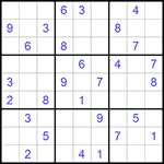 Судоку 9х9 #709 средний