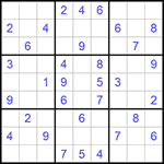 Судоку 9х9 #711 средний