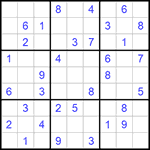 Судоку 9х9 #714 средний