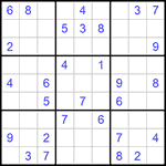 Судоку 9х9 #717 средний