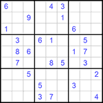 Судоку 9х9 #718 средний