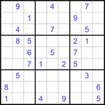 Судоку 9х9 #720 средний