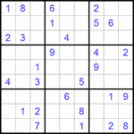 Судоку 9х9 #724 средний