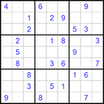 Судоку 9х9 #726 средний