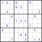 Судоку 9х9 #700 трудный