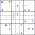 Судоку 9х9 #701 трудный