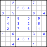 Судоку 9х9 #700 очень трудный