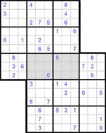 Судоку-сэнсэй #17 средний