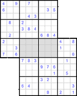 Судоку-сэнсэй #11 трудный