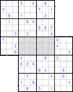 Судоку-сэнсэй #11 очень трудный