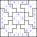 Судоку-пазл 9х9 #171 легкий
