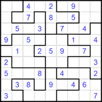 Судоку-пазл 9х9 #174 легкий
