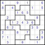 Судоку-пазл 9х9 #180 легкий