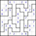 Судоку-пазл 9х9 #183 легкий