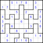 Судоку-пазл 9х9 #188 легкий