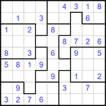 Судоку-пазл 9х9 #190 легкий