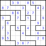 Судоку-пазл 9х9 #194 легкий