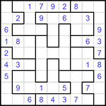 Судоку-пазл 9х9 #163 средний