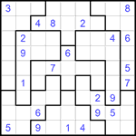 Судоку-пазл 9х9 #174 средний