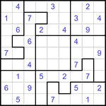 Судоку-пазл 9х9 #161 очень трудный