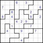 Судоку-пазл 9х9 #178 очень трудный