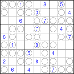 Судоку “Чет-нечет” 9х9 #104 легкий