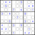 Судоку “Чет-нечет” 9х9 #111 легкий