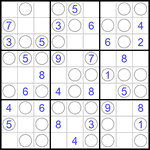 Судоку “Чет-нечет” 9х9 #112 легкий