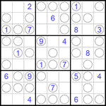 Судоку “Чет-нечет” 9х9 #113 легкий