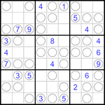 Судоку “Чет-нечет” 9х9 #116 легкий