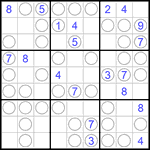 Судоку “Чет-нечет” 9х9 #118 легкий