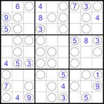 Судоку “Чет-нечет” 9х9 #120 легкий