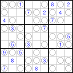 Судоку “Чет-нечет” 9х9 #121 легкий