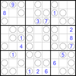 Судоку “Чет-нечет” 9х9 #101 средний