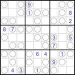 Судоку “Чет-нечет” 9х9 #102 средний