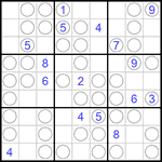 Судоку “Чет-нечет” 9х9 #103 средний