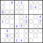 Судоку “Чет-нечет” 9х9 #104 средний