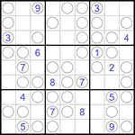 Судоку “Чет-нечет” 9х9 #105 средний