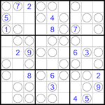 Судоку “Чет-нечет” 9х9 #107 средний