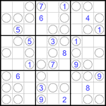 Судоку “Чет-нечет” 9х9 #108 средний