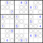 Судоку “Чет-нечет” 9х9 #109 средний