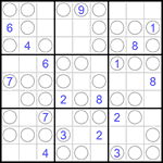 Судоку “Чет-нечет” 9х9 #118 средний